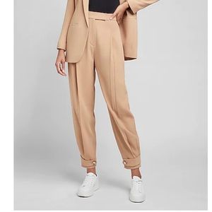 Express High Waist Neutral Trousers XS